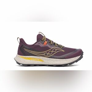 Saucony Peregrine 15 mens size 13 trail runners, color: wine